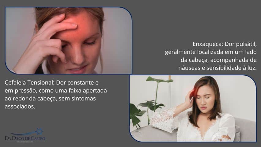 Diferença entre Cefaleia Tensional e Enxaqueca