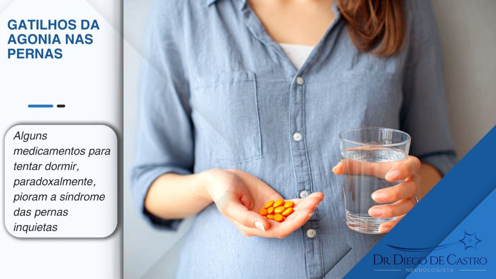 Gatilhos da agonia nas pernas