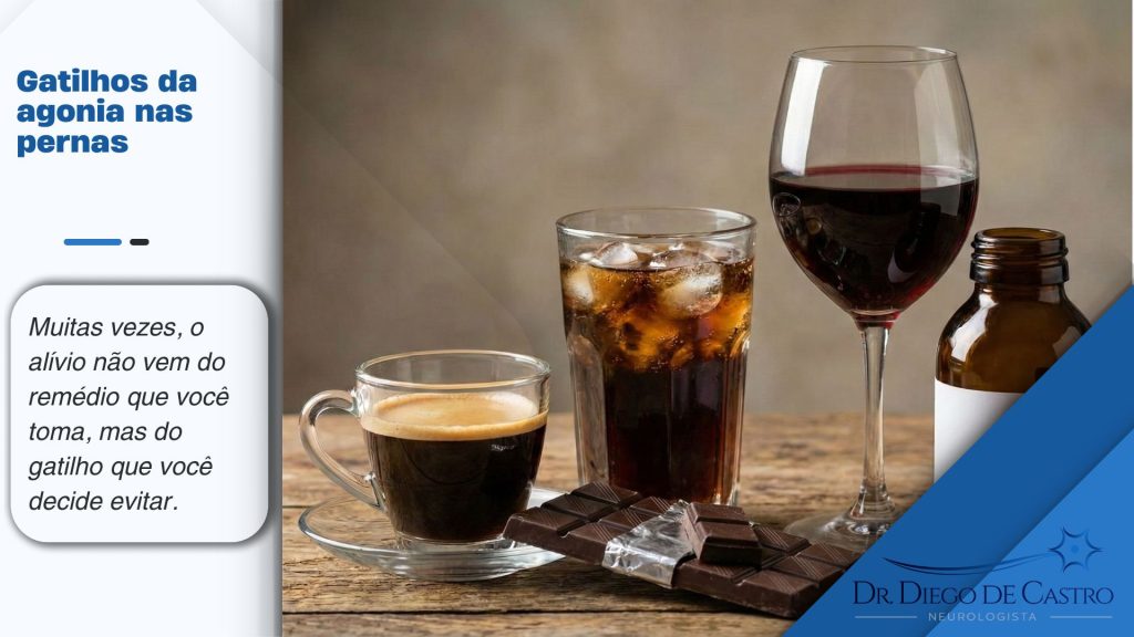 Gatilhos da agonia nas pernas